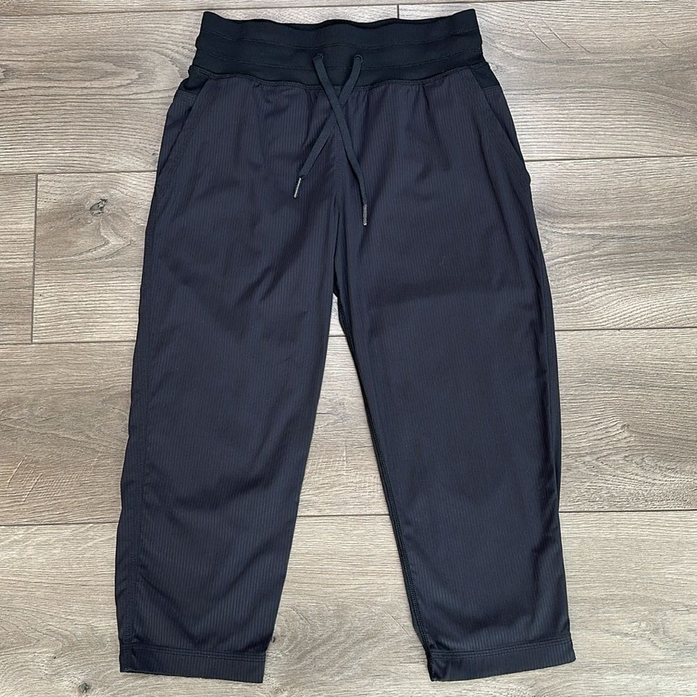 lululemon athletics black dance studio track pants size 2